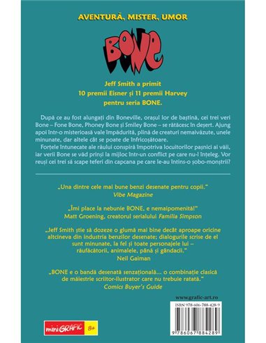 BONE 1. Fuga din Boneville - Jeff Smith | Editura Grafic [cartonata]