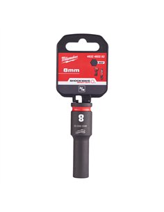 Chei tubulare de impact SHOCKWAVE IMPACT DUTY - Milwaukee - 8 mm 3/8 inch impact socket deep - 1 buc - cod 4932480282 2