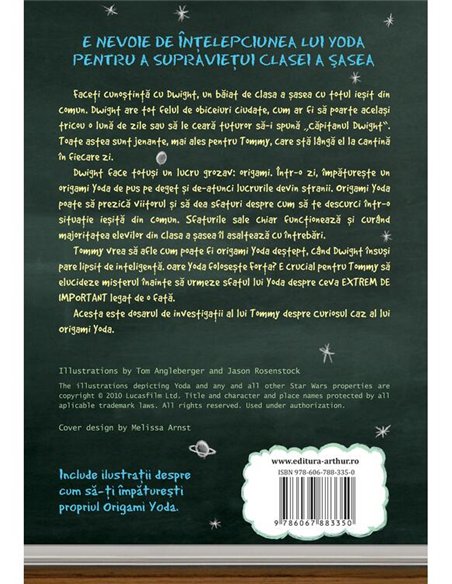 Curiosul caz al lui Origami Yoda - Tom Angleberger | Arthur [cartonata]