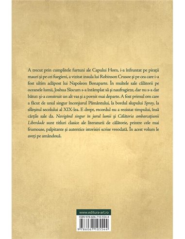 Navigand singur in jurul lumii - Joshua Slocum | Editura Art [necartonata]