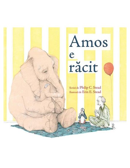 Amos e racit - Philip C. Stead | Vlad si Cartea cu Genius [cartonata]