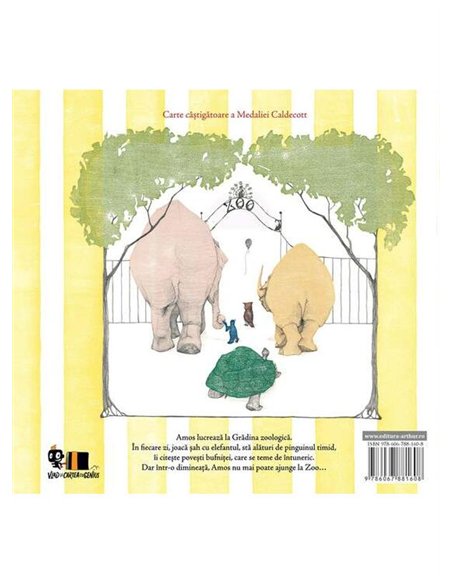 Amos e racit - Philip C. Stead | Vlad si Cartea cu Genius [cartonata]