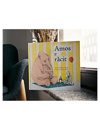 Amos e racit - Philip C. Stead | Vlad si Cartea cu Genius [cartonata]