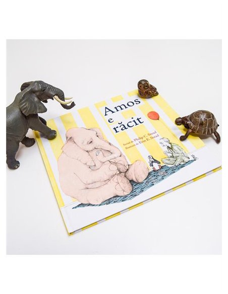 Amos e racit - Philip C. Stead | Vlad si Cartea cu Genius [cartonata]