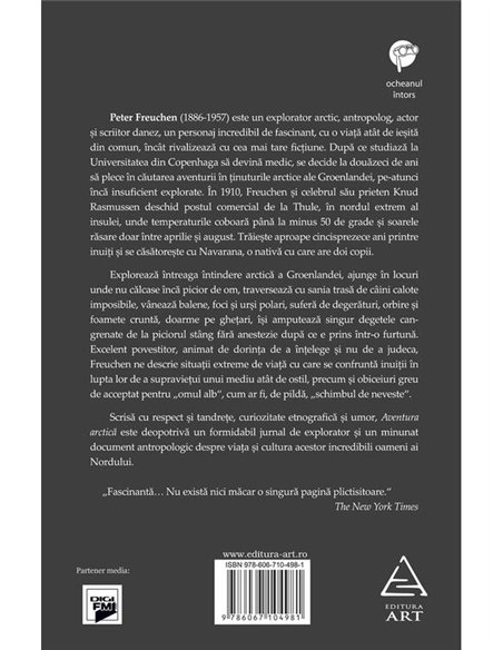 Aventura arctica - Peter Freuchen | Editura Art [necartonata]