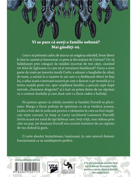 Pasari, lighioane, rubedenii - Gerald Durrell | Editura Art [cartonata]