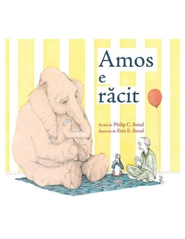 Amos e racit - Philip C. Stead | Vlad si cartea cu Genius [cartonata]