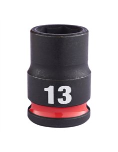 Chei tubulare de impact SHOCKWAVE IMPACT DUTY - Milwaukee - 13 mm 3/8 inch impact socket STD - 1 buc - cod 4932480270