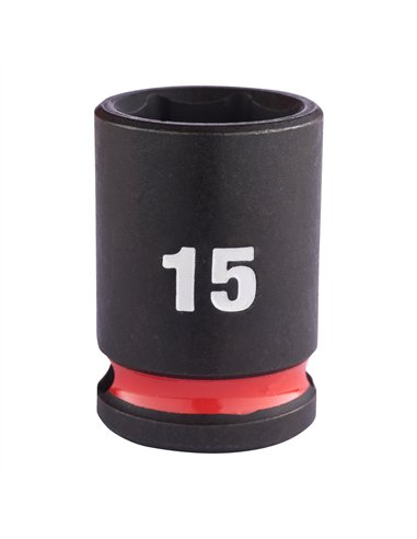 Chei tubulare de impact SHOCKWAVE IMPACT DUTY - Milwaukee - 15 mm 3/8 inch impact socket STD - 1 buc - cod 4932480272