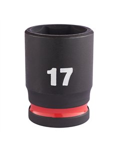 Chei tubulare de impact SHOCKWAVE IMPACT DUTY - Milwaukee - 17 mm 3/8 inch impact socket STD - 1 buc - cod 4932480274