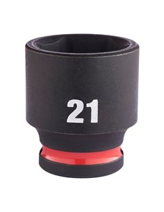 Chei tubulare de impact SHOCKWAVE IMPACT DUTY - Milwaukee - 21 mm 3/8 inch impact socket STD - 1 buc - cod 4932480278
