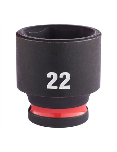 Chei tubulare de impact SHOCKWAVE IMPACT DUTY - Milwaukee - 22 mm 3/8 inch impact socket STD - 1 buc - cod 4932480279