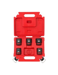 Chei tubulare 1 inch - Milwaukee - 1 inch Socket Set STD - 5 buc - cod 4932498751