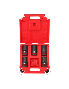 Chei tubulare 1 inch - Milwaukee - 1 inch Socket Set Deep - 5 buc - cod 4932498752