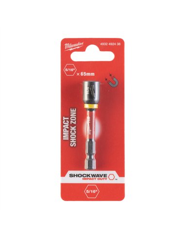 Chei magnetice tubulare GEN II SHOCKWAVE - Milwaukee - Nut Driver Mag ShW 5 /16 inch x 65 mm - 1 buc - cod 4932492438
