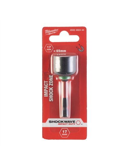 Chei magnetice tubulare GEN II SHOCKWAVE - Milwaukee - Nut Driver Mag ShW HEX17 x 65 mm - 1 buc - cod 4932492444