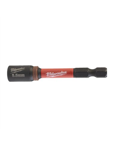 Chei magnetice tubulare GEN II SHOCKWAVE - Milwaukee - Nut Driver Mag ShW HEX5.5 x 65 mm - 1 buc - cod 4932492434