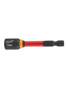 Chei magnetice tubulare GEN II SHOCKWAVE - Milwaukee - Nut Driver Mag ShW HEX7 x 65 mm - 1 buc - cod 4932492437