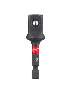 Adaptor de la patrat 3/8 HEX 1/4 inch - Adaptoare pentru chei tubulare SHOCKWAVE IMPACT DUTY - Milwaukee -  1 buc - cod 49324788