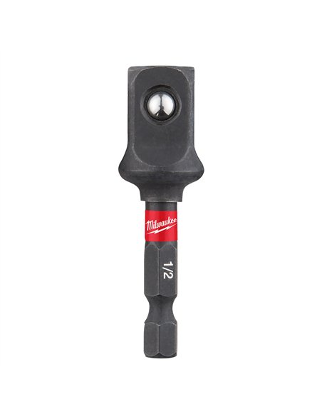 Adaptor de la patrat 3/8 HEX 1/4 inch - Adaptoare pentru chei tubulare SHOCKWAVE IMPACT DUTY - Milwaukee -  1 buc - cod 49324788