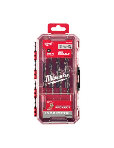 Burghiu pentru metal Red Cobalt HSS-Ground DIN 338 de la Milwaukee cod 4932499256