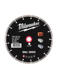 Discuri diamantate DU - Milwaukee - DU 300 mm - 1 buc - cod 4932493332