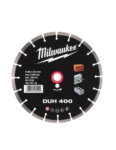 Discuri diamantate DUH - Milwaukee - DUH 300 mm - 1 buc - cod 4932493331