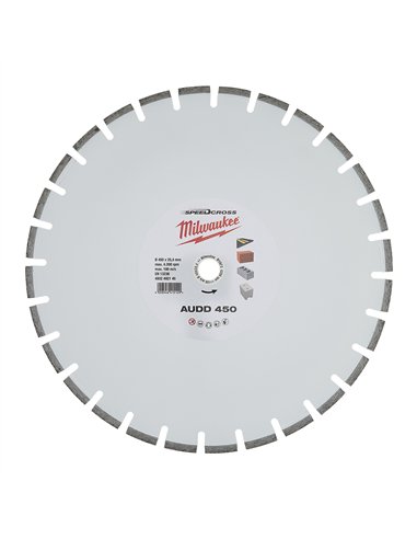 Disc diamantat Speedcross AUDD Milwaukee - 450 mm - 1 buc - cod 4932492145