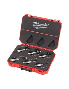 Set capete pentru frezare - Milwaukee - Router bit set 12.7mm - 6 buc - cod 4932493579
