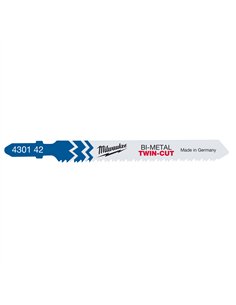 Panze pentru aplicatii universale - Milwaukee - Bi 91 x 2.5 / 1.8 mm T 123 x F - 5 buc - cod 4932430142