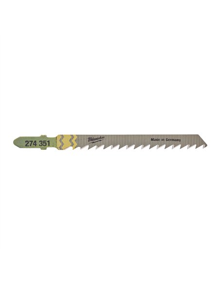 Panze taieri curate si fara aschii - Milwaukee - 75 x 4 mm T 101 D - 25 buc - cod 4932373490