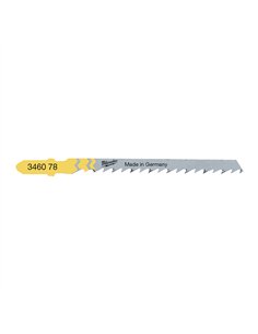 Panze pentru taiere curbata - Milwaukee - 75 x 4 mm T 244 D - 5 buc - cod 4932346078