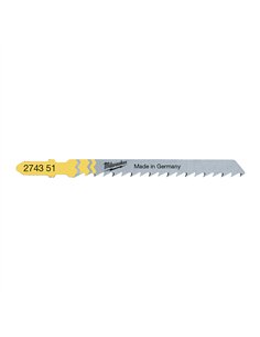 Panze taieri curate si fara aschii - Milwaukee - 75 x 4 mm T 101 D - 5 buc - cod 4932274351