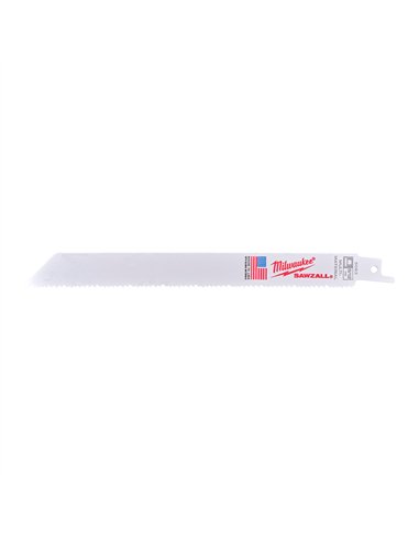 Panza de fierastrau universala - Milwaukee - 200 x 8 / 12 Tpi - 50 buc - cod 48016093