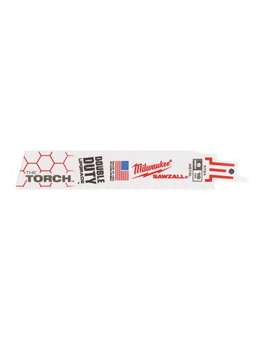 Metal: Panze Heavy Duty TORCH pentru lucrari de demolare - Milwaukee - TORCH 150 x 18 Tpi - 25 buc - cod 48008784