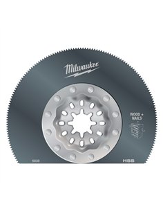 Panze multimaterial - Milwaukee - Wood & Metal 85mm Segmented Blade - 1 buc - cod 48906038