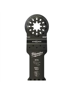 Panze multimaterial - Milwaukee - Wood & Metal Bi-Metal 28mm Plunge Blade - 1 buc - cod 48906031