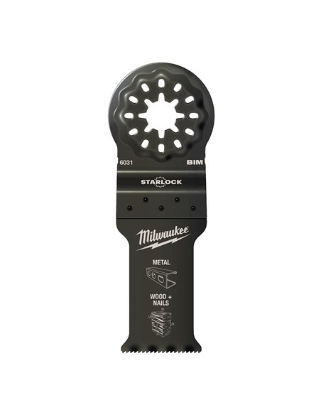 Panze multimaterial - Milwaukee - Wood & Metal Bi-Metal 28mm Plunge Blade - 1 buc - cod 48906031