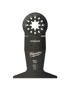 Panze multimaterial - Milwaukee - Wood & Nails Bi-Metal 65mm Plunge Blade - 1 buc - cod 48906027