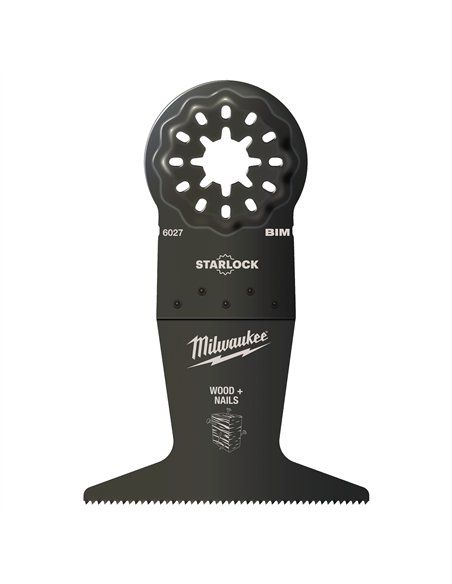 Panze multimaterial - Milwaukee - Wood & Nails Bi-Metal 65mm Plunge Blade - 1 buc - cod 48906027