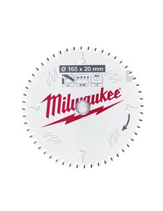 Panze pentru fierastraie circulare de mana - Milwaukee - CSB P Alu 165 x 20 x 1.6 x 52 ATB - 1 buc - cod 4932479087