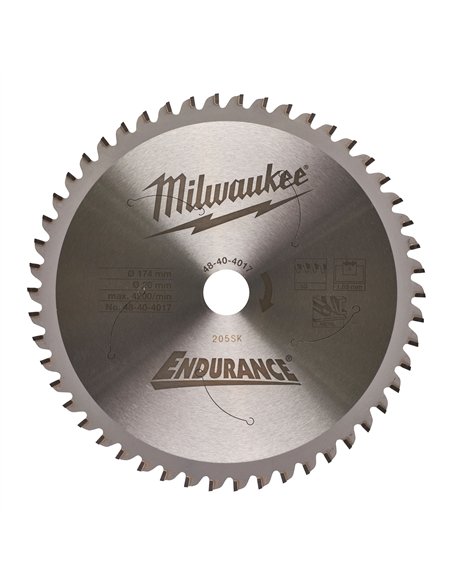 Panze fierastrau circular pentru metal - Milwaukee - CSB P M 174 x 20 x 1.65 x 50 - 1 buc - cod 48404017