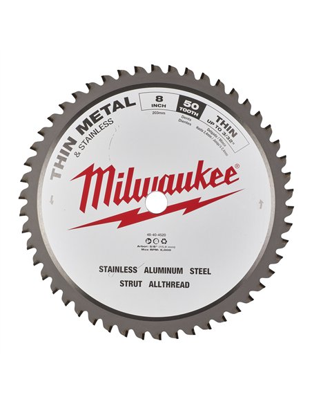 Panze fierastrau circular pentru metal - Milwaukee - CSB P M 203 x 5/8 x 1.8 x 50 - 1 buc - cod 48404520