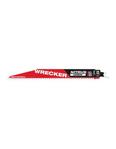 Panza de fierastrau, Multi Material - Milwaukee - TCT WRECKER NITRUS 230mm x 6 Tpi - 5 buc - cod 48475572