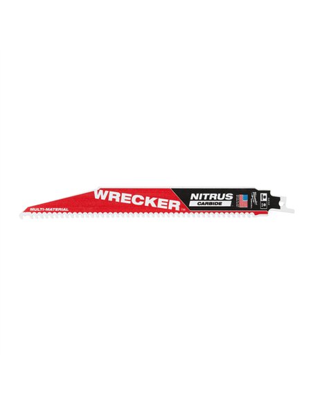 Panza de fierastrau, Multi Material - Milwaukee - TCT WRECKER NITRUS 230mm x 6 Tpi - 5 buc - cod 48475572
