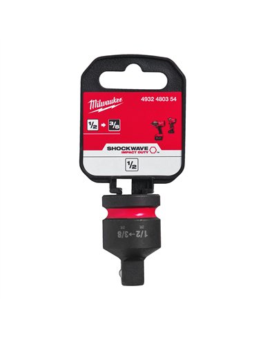 Chei tubulare de impact 1/2 inch - adaptoare - Milwaukee - Impact socket adaptor 1/2 inch to 3/8 inch- 1 buc - cod 4932480354