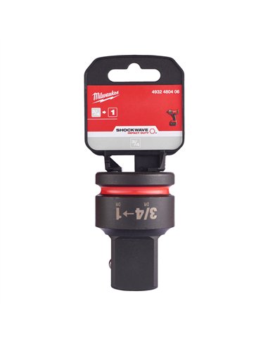 3/4 inch impact adaptors/reducers II - Milwaukee - Impact socket adaptor 3/4 inch to 1 inch- 1 buc - cod 4932480406