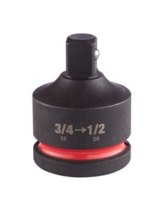 3/4 inch impact adaptors/reducers II - Milwaukee - Impact socket adaptor 3/4 inch to 1/2 inch- 1 buc - cod 4932480405