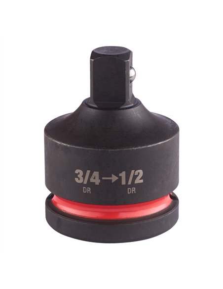 3/4 inch impact adaptors/reducers II - Milwaukee - Impact socket adaptor 3/4 inch to 1/2 inch- 1 buc - cod 4932480405