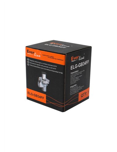 Regulator presiune gaz cu inchidere automata 3/4" FF - Everline - ELG-GB34FF